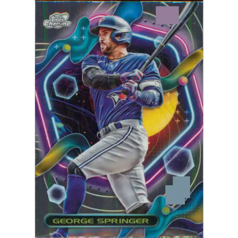 2023 Topps Cosmic Chrome #180 George Springer NM-MT Toronto Blue Jays Baseball Card - Baseball Card Single