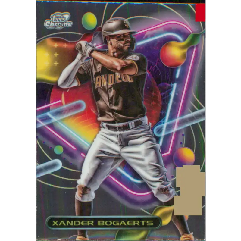 2023 Topps Cosmic Chrome #49 Xander Bogaerts NM-MT San Diego Padres Baseball Card - Baseball Card Single