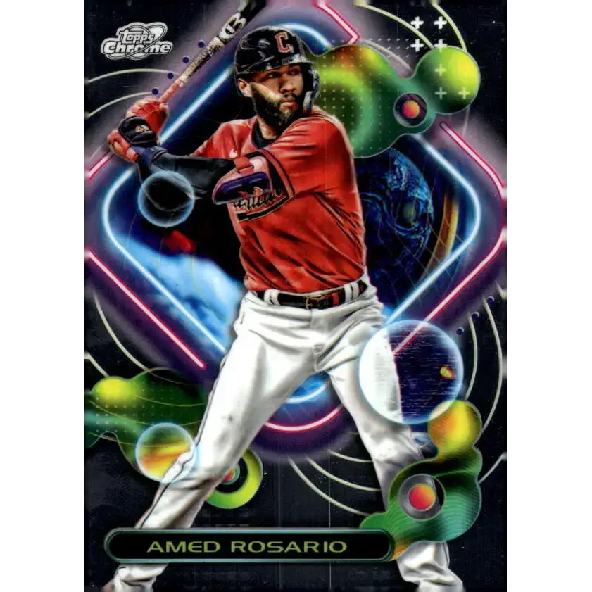 2023 Topps Cosmic Chrome #58 Amed Rosario NM-MT Cleveland Guardians Baseball Card - Baseball Card Single