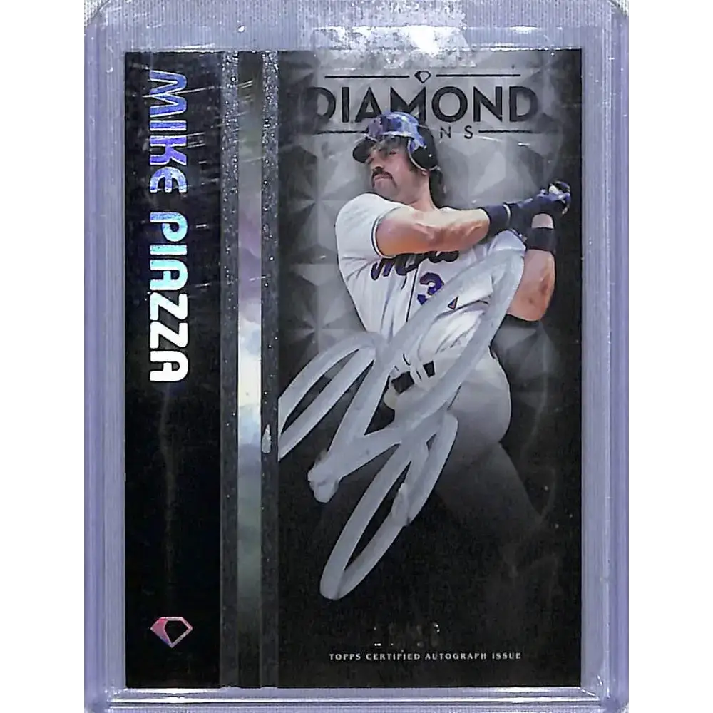 2023 Topps Diamond Icons #BPA-MP Mike Piazza EX Excellent Auto 13/15 New York Mets Baseball Card - Baseball Card Single