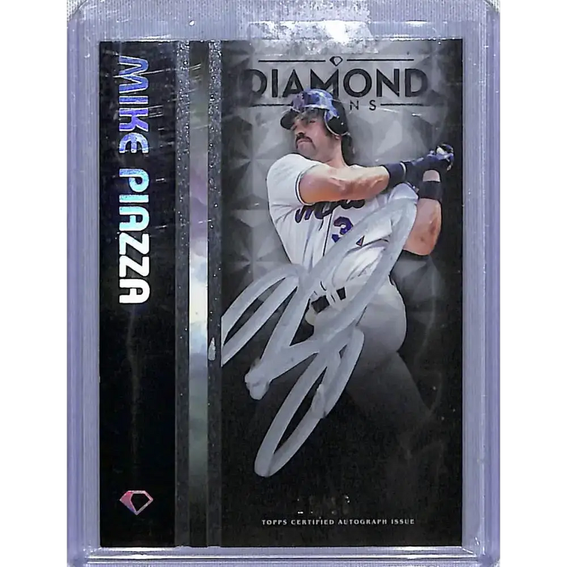 2023 Topps Diamond Icons #BPA-MP Mike Piazza EX Excellent Auto 13/15 New York Mets Baseball Card - Baseball Card Single
