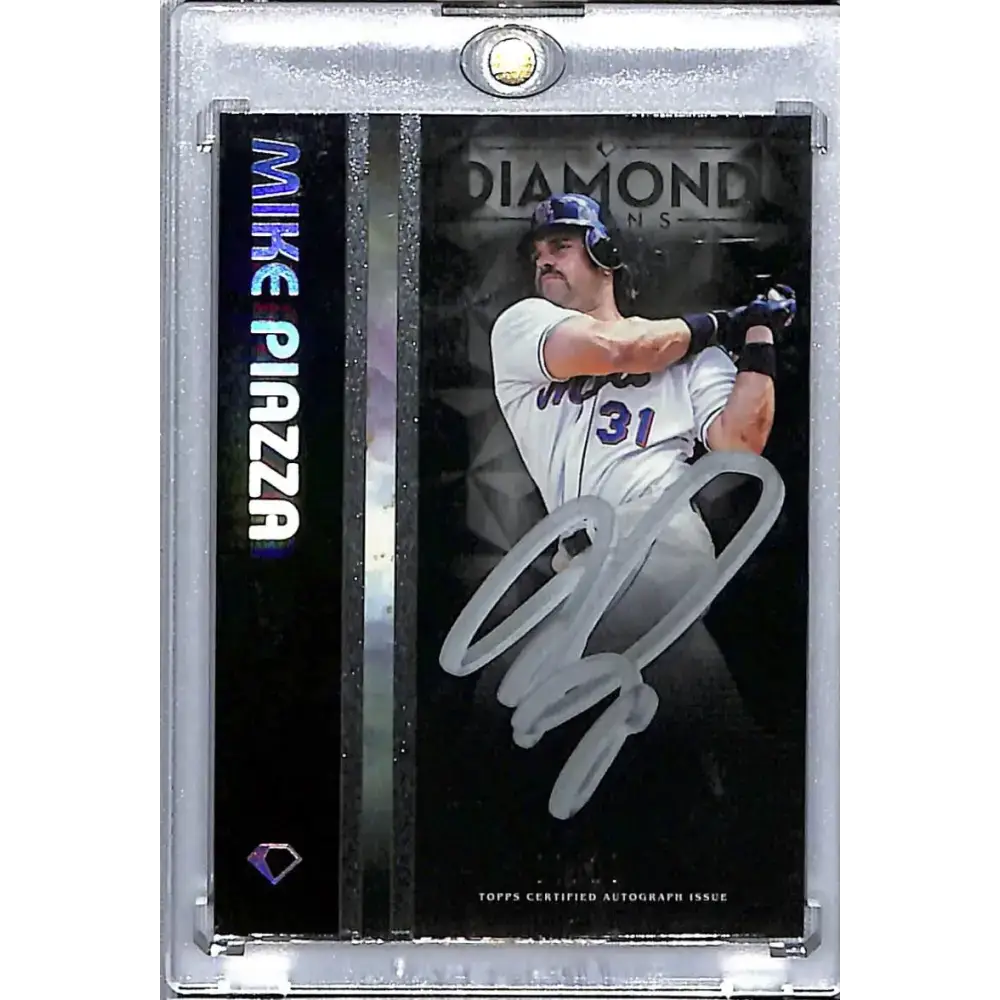 2023 Topps Diamond Icons #BPA-MP Mike Piazza NM-MT Auto 8/10 New York Mets Baseball Card - Baseball Card Single