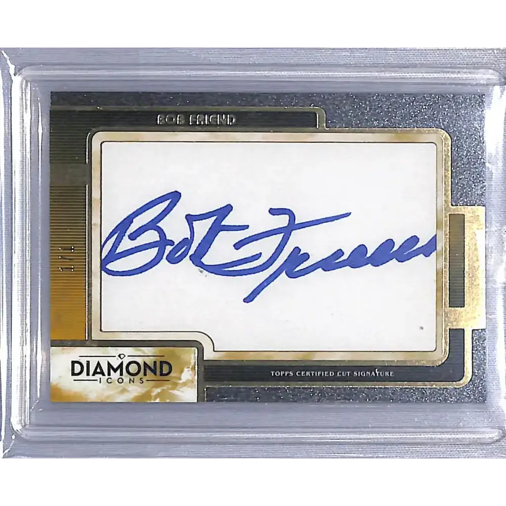 2023 Topps Diamond Icons Cut #CS-BF Bob Friend NM-MT Auto 1/1 Pittsburgh Pirates - Baseball Card Single