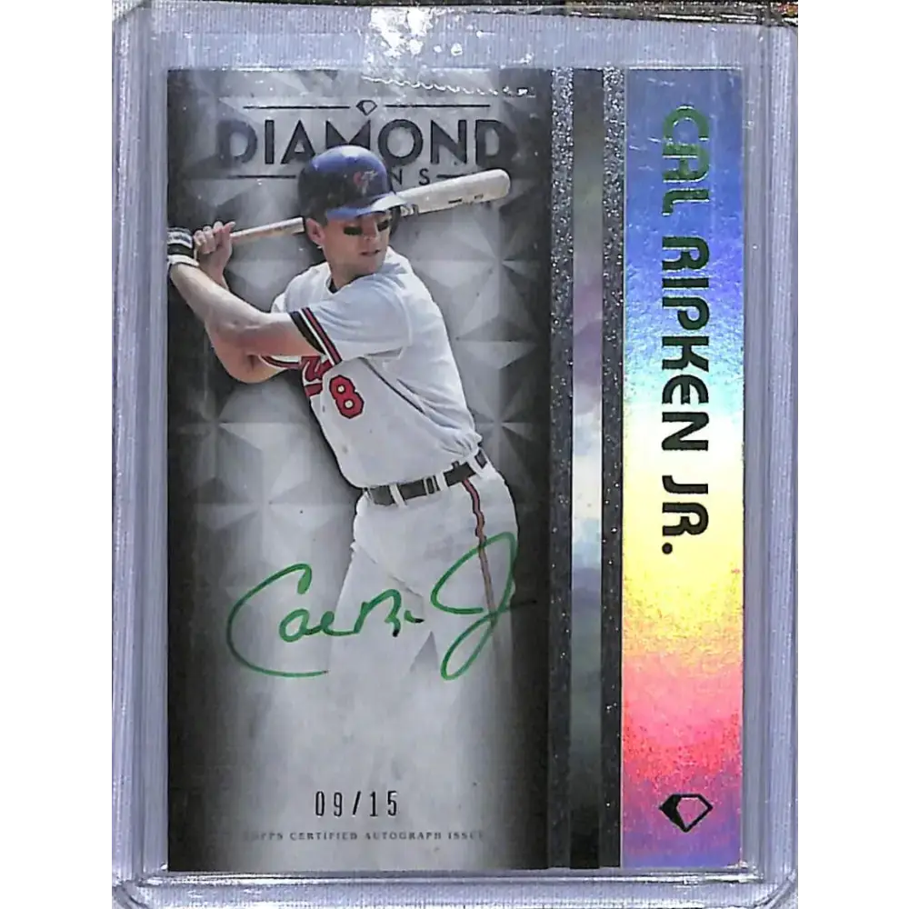 2023 Topps Diamond Icons #WPA-CR Cal Ripken Jr. NM-MT Auto 9/15 Baltimore Orioles Baseball Card - Baseball Card Single