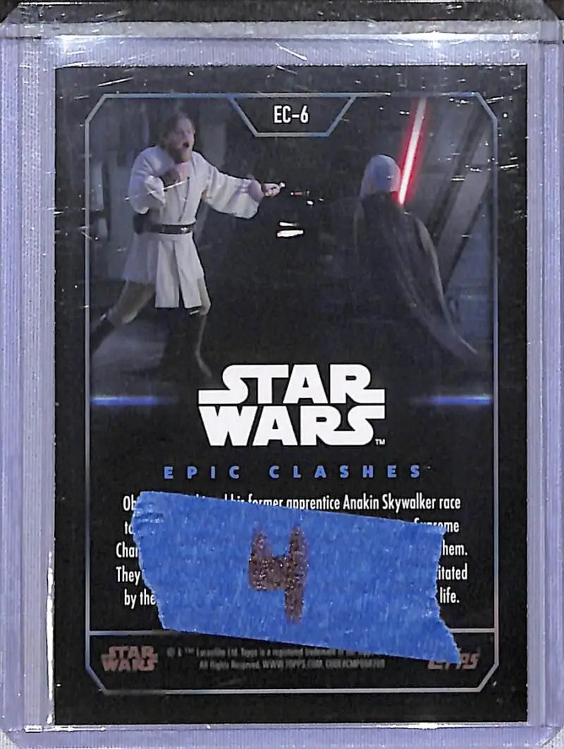 2023 Topps Epic Clashes #EC-6 Obi-Wan Kenobi / Count Dooku NM-MT - Star Wars Card Single