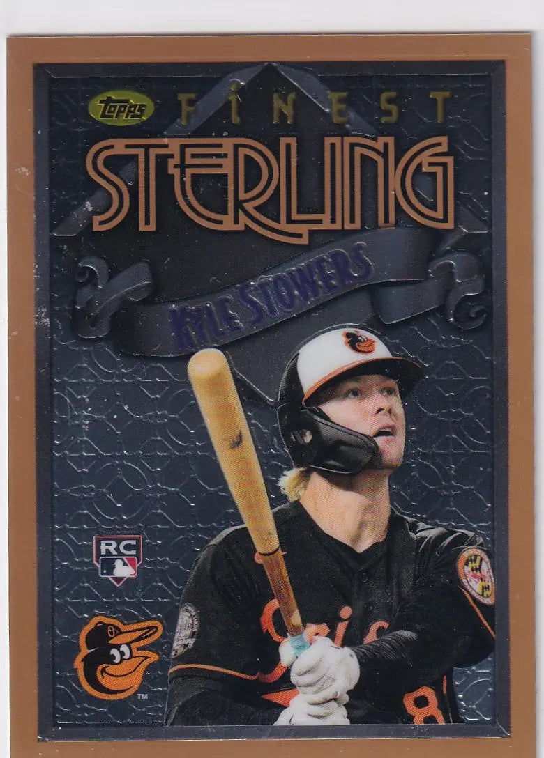 2023 TOPPS FINEST #20 KYLE STOWERS STERLING- BALTIMORE ORIOLES - Baseball Card Single