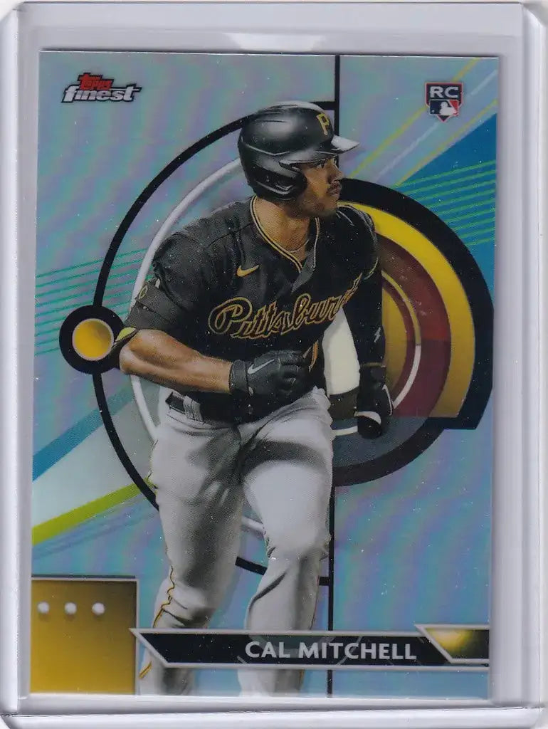 2023 Topps Finest #31 Cal Mitchell Refractor Pittsburgh Pirates