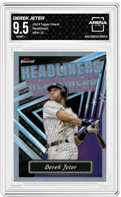 2023 Topps Finest Headliners Derek Jeter #FH-15 Baseball Arena Club 9.5 - Baseball Card Single