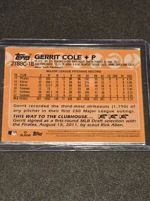 2023 Topps Gerrit Cole 1988 Topps Baseball 35th Anniversary Chrome (Series Two) - Baseball Card Single