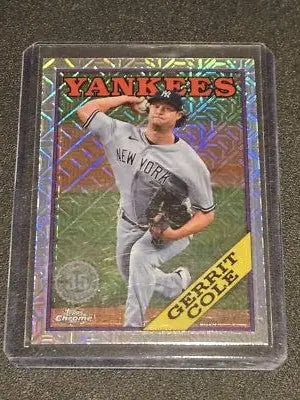 2023 Topps Gerrit Cole 1988 Topps Baseball 35th Anniversary Chrome (Series Two) - Baseball Card Single