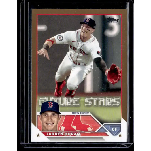 2023 Topps Gold #242 Jarren Duran NM-MT 0641/2023 Boston Red Sox Baseball Card - Baseball Card Single