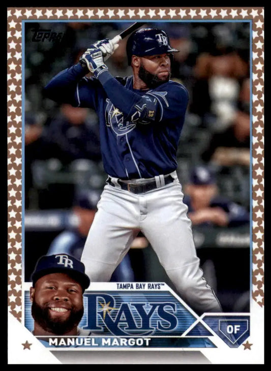 2023 Topps - Gold Star #1-250 Complete Your Set You Choose Pick MLB Near Mint - 204 Manuel Margot - Baseball Card Single