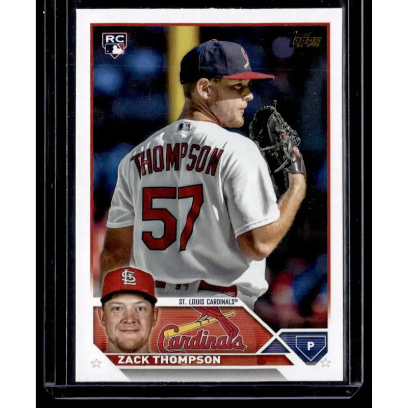 2023 Topps Golden Mirror Image Variation #34 Zack Thompson NM-MT RC Rookie St. Louis Cardinals Baseball Card - Baseball