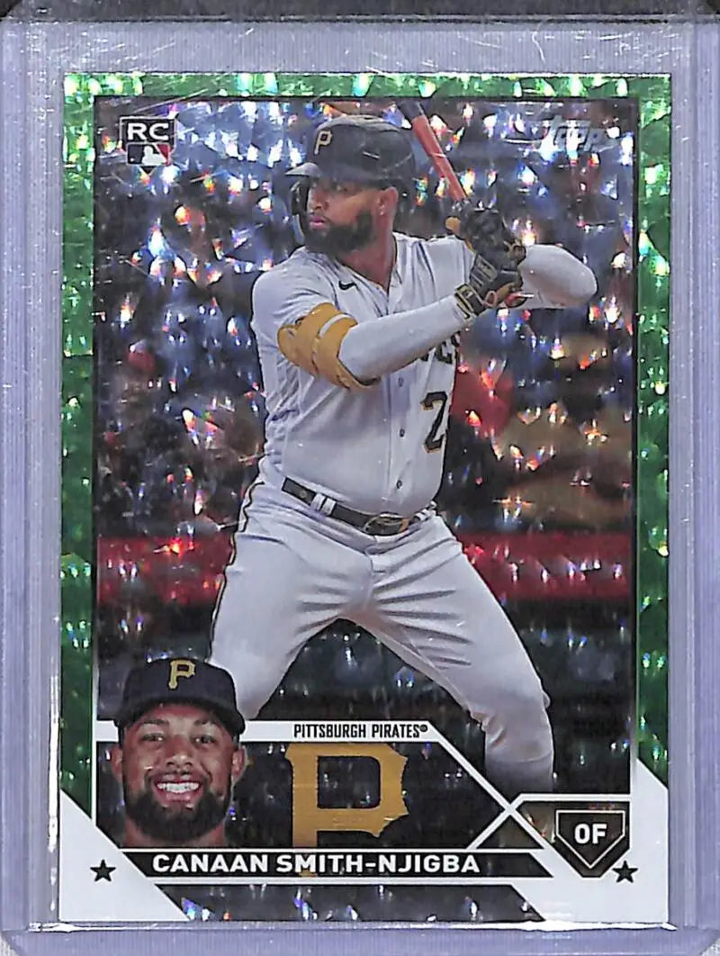 2023 Topps Green #US187 Canaan Smith-Njigba NM-MT 380/499 Pittsburgh Pirates