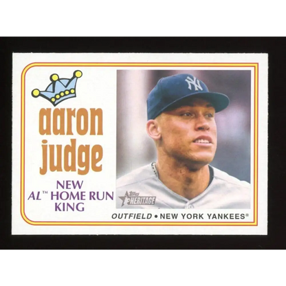 2023 Topps Heritage #1 Aaron Judge NM-MT New York Yankees Baseball Card