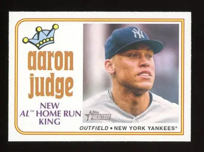 2023 Topps Heritage #1 Aaron Judge NM Near Mint Yankees Tribute ID:65219 - Trading Cards