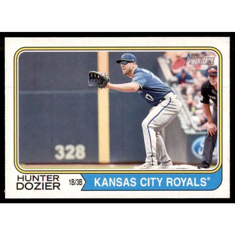 2023 Topps Heritage #113 Hunter Dozier NM-MT Kansas City Royals Baseball Card