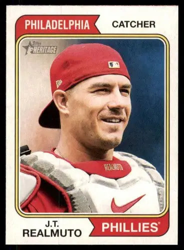 2023 Topps Heritage #117 J.T. Realmuto NM-MT Phillies ID:73378 - Baseball Card Single