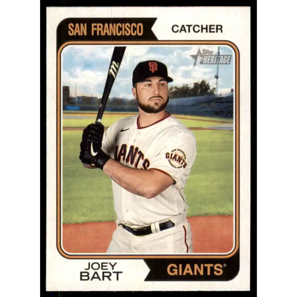 2023 Topps Heritage #118 Joey Bart NM-MT San Francisco Giants Baseball Card
