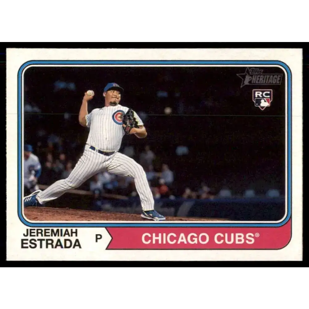 2023 Topps Heritage #146 Jeremiah Estrada NM-MT RC Rookie Chicago Cubs Baseball Card - Baseball Card