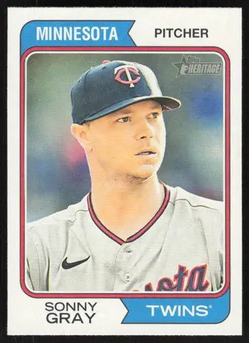 2023 Topps Heritage #149 Sonny Gray NM-MT Twins ID:73382 - Baseball Card Single