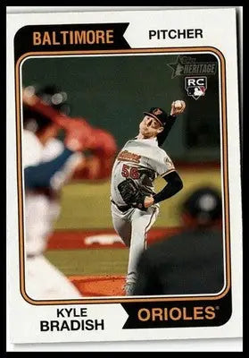 2023 Topps Heritage #191 Kyle Bradish - Baseball Card Single