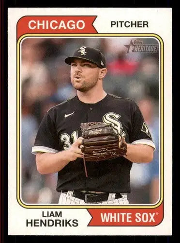 2023 Topps Heritage #192 Liam Hendriks NM Near Mint White Sox ID:65279 - Baseball Card Single