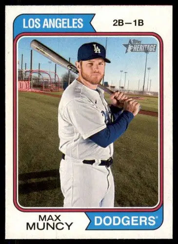 2023 Topps Heritage #194 Max Muncy NM-MT Dodgers ID:53651 - Baseball Card Single