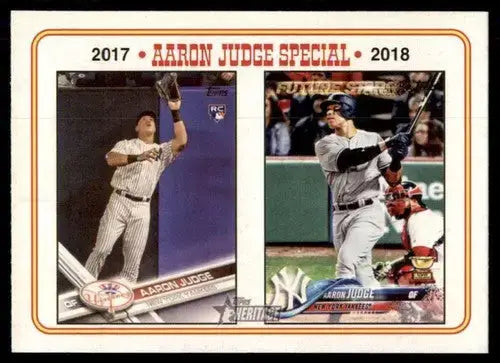 2023 Topps Heritage #2 Aaron Judge NM Near Mint Yankees Tribute ID:75699 - Baseball Card Single