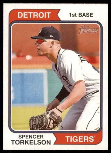 2023 Topps Heritage #215 Spencer Torkelson NM-MT Tigers ID:73389 - Baseball Card Single