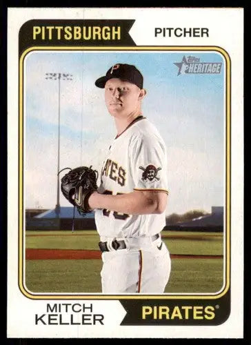 2023 Topps Heritage #220 Mitch Keller NM-MT Pirates ID:73390 - Baseball Card Single