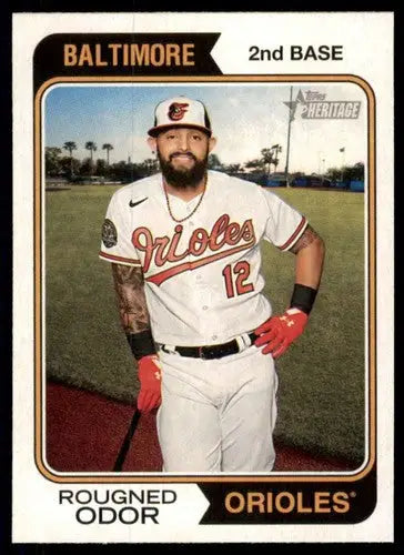 2023 Topps Heritage #226 Rougned Odor NM-MT Orioles ID:73392 - Baseball Card Single