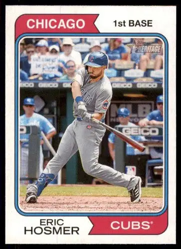 2023 Topps Heritage #227 Eric Hosmer NM Near Mint Cubs ID:65288 - Baseball Card Single
