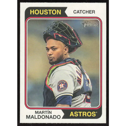 2023 Topps Heritage #234 Martin Maldonado NM-MT Houston Astros Baseball Card - Baseball Card