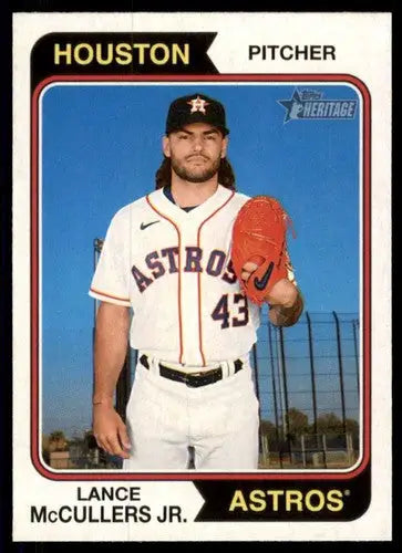2023 Topps Heritage #235 Lance McCullers Jr. NM-MT Astros ID:73398 - Baseball Card Single