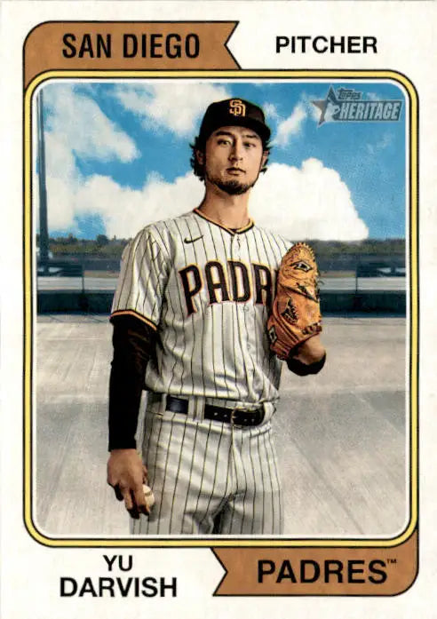 2023 Topps Heritage #245 Yu Darvish - Baseball Card Single
