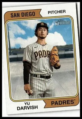 2023 Topps Heritage #245 Yu Darvish - Baseball Card Single