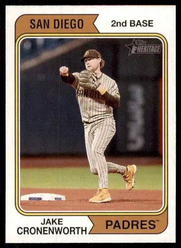 2023 Topps Heritage #246 Jake Cronenworth NM Near Mint Padres ID:65291 - Baseball Card Single
