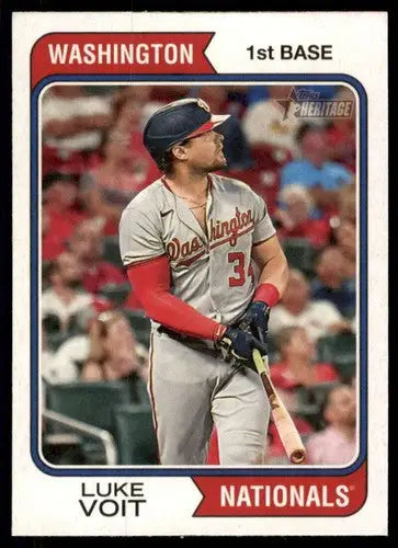 2023 Topps Heritage #256 Luke Voit NM-MT Nationals ID:53663 - Baseball Card Single