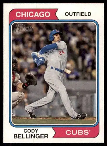 2023 Topps Heritage #28 Cody Bellinger NM-MT Cubs ID:73359 - Baseball Card Single
