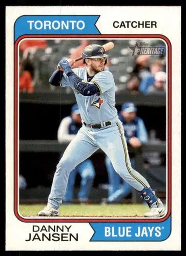 2023 Topps Heritage #296 Danny Jansen NM-MT Blue Jays ID:73410 - Baseball Card Single