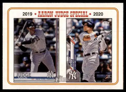 2023 Topps Heritage #3 Aaron Judge NM Near Mint Yankees Tribute ID:75700