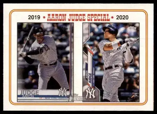 2023 Topps Heritage #3 Aaron Judge NM Near Mint Yankees Tribute ID:75700 - Baseball Card Single