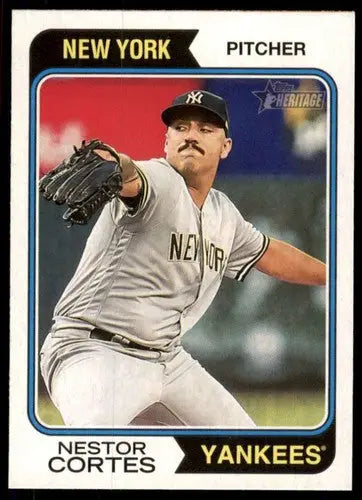 2023 Topps Heritage #302 Nestor Cortes NM-MT Yankees ID:73413 - Baseball Card Single