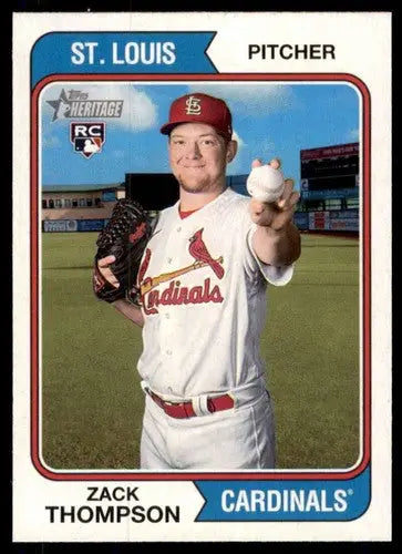 2023 Topps Heritage #313 Zack Thompson NM-MT RC Rookie Cardinals ID:53653 - Baseball Card Single