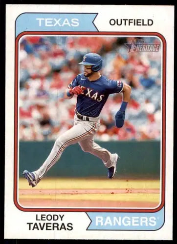 2023 Topps Heritage #323 Leody Taveras NM-MT Rangers ID:53658 - Baseball Card Single