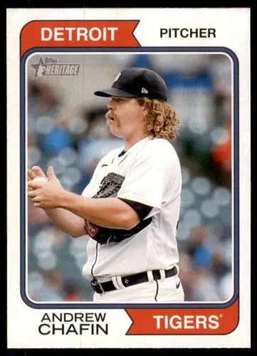 2023 Topps Heritage #327 Andrew Chafin NM-MT Tigers ID:73417 - Baseball Card Single