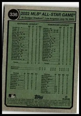 2023 Topps Heritage #336 Ronald Acuña Jr. / Aaron Judge AS - Baseball Card Single