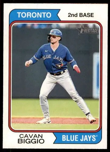 2023 Topps Heritage #349 Cavan Biggio NM-MT Blue Jays ID:73423 - Baseball Card Single