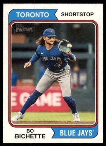2023 Topps Heritage #360 Bo Bichette NM-MT Blue Jays ID:73425 - Baseball Card Single